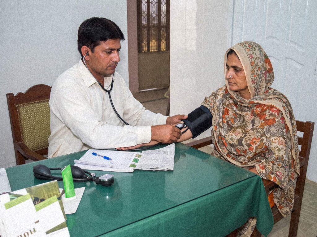 Community healthcare at the DHIII clinic.